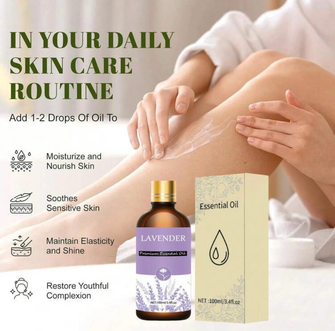 Lavender essentials massage oil