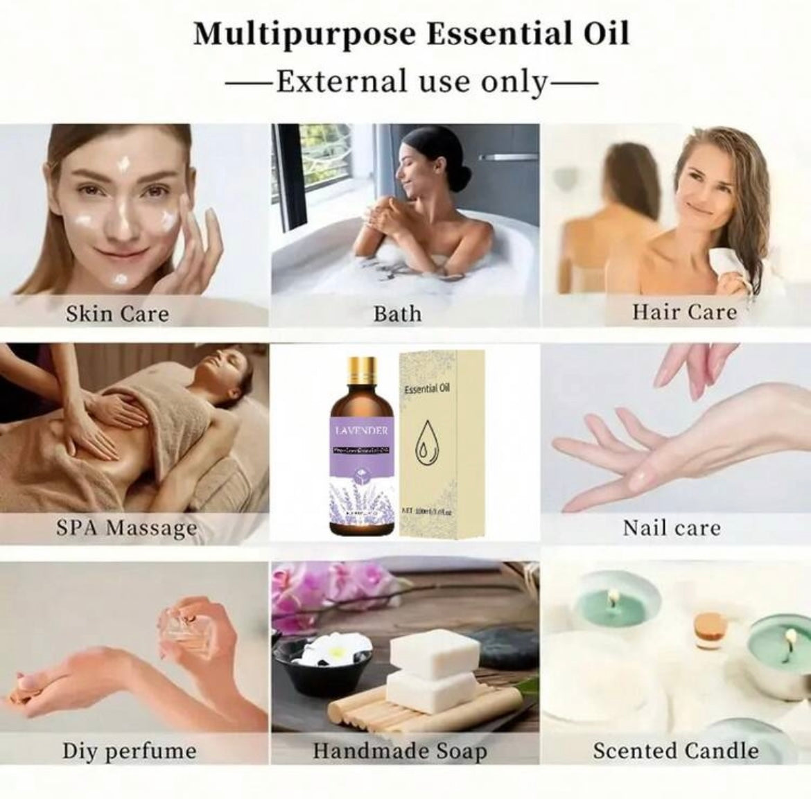 Lavender essentials massage oil