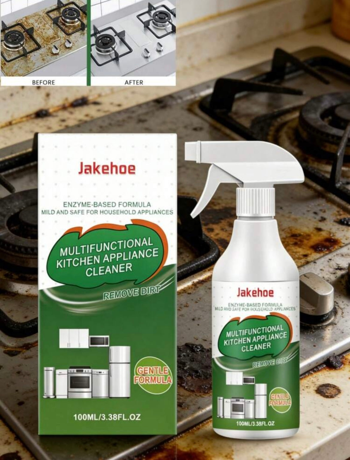 Multipurpose kitchen appliance cleaner