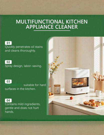 Multipurpose kitchen appliance cleaner