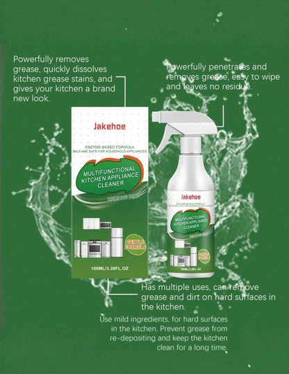 Multipurpose kitchen appliance cleaner