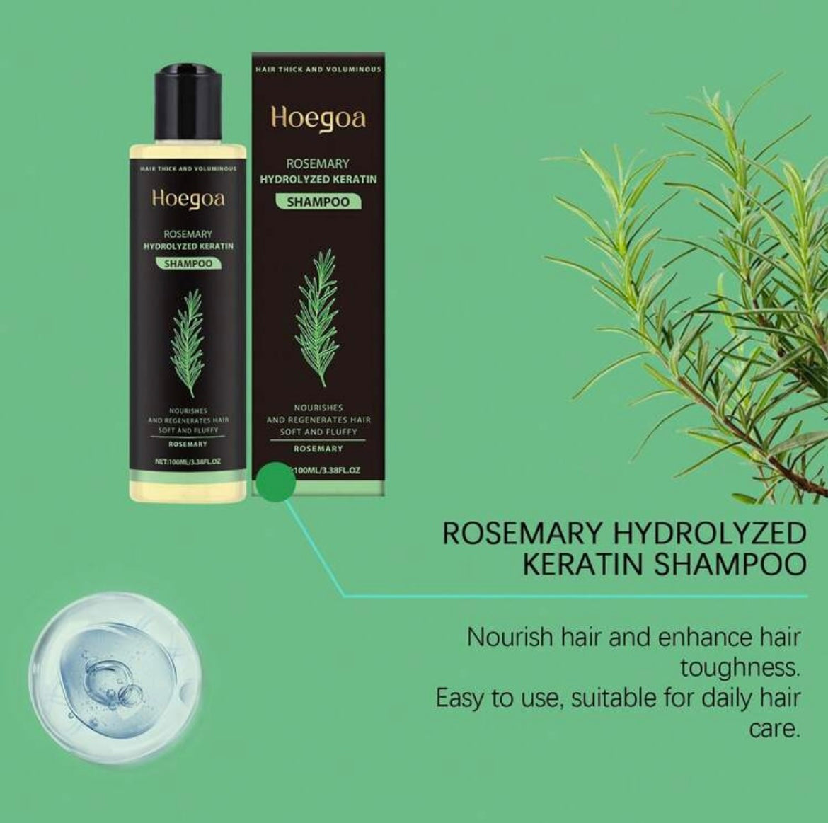 Rosemary hair growth shampoo