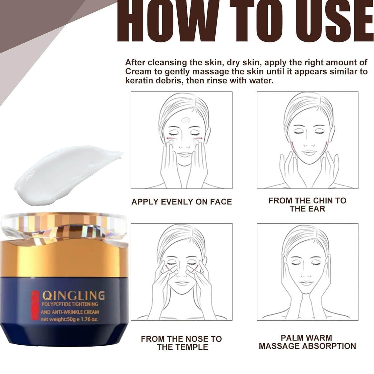 Qingling polypeptide firming cream
