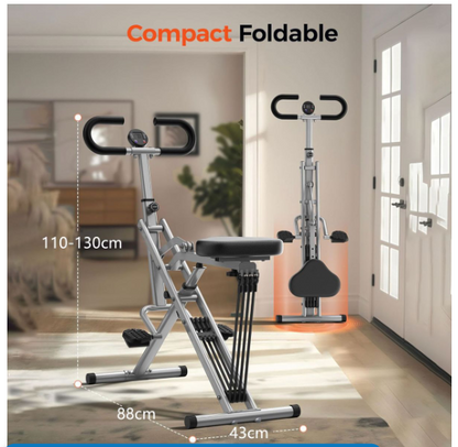 Squat Assist Trainer Adjustable Resistance Glutes & Legs Workout Exercise